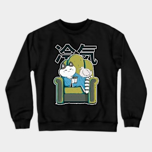 sleepy cat Crewneck Sweatshirt